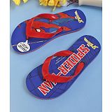 Kidsville Avengers  Featuring  Spiderman Printed Flip Flops - Blue