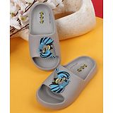 Kidsville Warner Bros Featuring Batman Printed Flip Flops - Grey