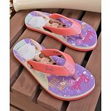 Kidsville Mattel Featuring Barbie Printed Flip Flops - Purple