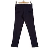 Peppermint Pintuck Detailed Knitted Jeggings - Navy Blue