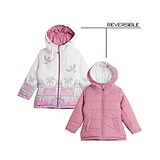 Okane Knit Full Sleeves Reversible Hooded Jacket - Pink