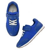 TUSKEY Laced Up & Velcro Closure  Shoes - Blue