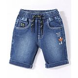 RUFF Jamaican  Denim Shorts - Blue