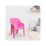 Nilkamal Plastic Eeezygo Baby Chair Modern and Comfortable with Arm & Backrest Pink Colour