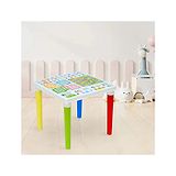 Nilkamal Genius Ludo Study Table for Kids  Study Table  Ludo Game Table for Kids  Snake & Ladder Board Game  Laptop Support Table  Multicolour Multipurpose Table For Study And Play Milky White Colour