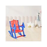 Nilkamal JUNGLE Baby Rocking Plastic Chair for Kids Blue And Red Colour