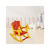 Nilkamal JUNGLE Baby Rocking Plastic Chair Red And Yellow Colour