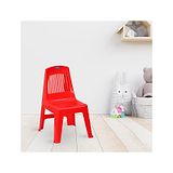 Nilkamal Plastic Baby Chair CHR5027 Modern and Comfortable with Backrest Bright Red Colour