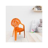 Nilkamal Plastic Baby Chair CHR5015 Modern and Comfortable with Backrest Orange Colour