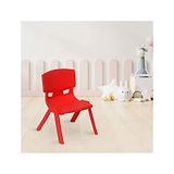 Nilkamal Plastic Baby Chair CHR5260  Modern and Comfortable with Backrest  Bright Red Colour