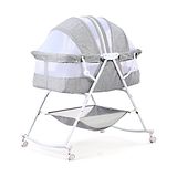 Fab N Funky Bassinet with Mosquito Net - Grey