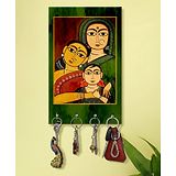 999Store Stylish Wood Wall Mount Decorative Key Holder - Indian women