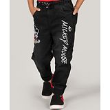 ZALIO Disney Featuring Mickey Mouse Printed Joggers - Black