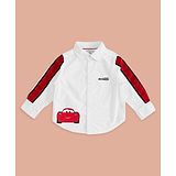 Pantaloons Baby Full Sleeves Cotton Disney Cars Featuring Lighting McQueen Printed Shirt - White