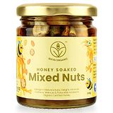 Shiva Organic Mixed Nuts in Honey (Almonds, Walnuts, Cashew, Pista) - Crunchy, Rich in Protein, Magnesium, Phosphorus, and Dietary Fibre | Energy Booster - 240 g