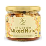 Shiva Organic Mixed Nuts in Honey (Almonds, Walnuts, Cashew, Pista) - Crunchy, Rich in Protein, Magnesium, Phosphorus, and Dietary Fibre | Energy Booster - 400 g