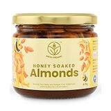 Shiva Organic Crunchy, Rich in Protein, Magnesium, Phosphorus, and Dietary Fibre I Energy Booster (Honey Soaked Almonds, 400 g)