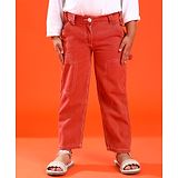 Tales & Stories Solid Trousers - Rust Red