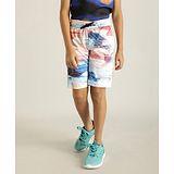 Indian Terrain Boy Abstract Printed Shorts - White