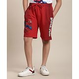 Kidsville Marvel featuring Half Sleeves Spiderman Printed Shorts - Red