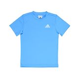 Adidas Kids Half Sleeves T-Shirt with   Logo Print - Blue