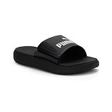 PUMA Solid SOFTRIDE Youth Slip On Flip Flops - Black & White