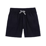 Campana Cotton Lycra Solid Shorts - Navy Blue