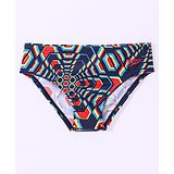 Speedo Printed Swimming Trunk - Blue & Orange