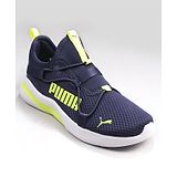 Puma Slip On Sports Shoes - Navy Blue & Electric Lime