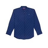 GINI & JONY Gini And Jony Full Sleeves Shirt Abstract Print - Dark Blue