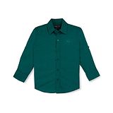 GINI & JONY Gini And Jony Cotton Woven Full Sleeves Solid Color Shirt -Green