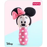 Babyhug Disney Soft Minnie Mouse Squeaker Baby Rattle - Pink