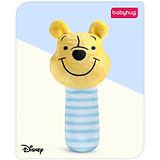 Babyhug Disney Soft Pooh Squeaker Baby Rattle - Blue & Yellow