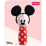 Babyhug Disney Soft  Mickey Mouse Squeaker Baby Rattle - Red