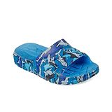 Skechers Fish Detailed Hogan Dangerous Waters Flip Flops- Blue