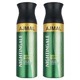 Ajmal Nightingale Deodorant Combo of 2 High Quality Deodorants 200ml each (Total 400 ml) Gift