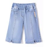 Little Kangaroos Full Length Denim Jeans  Solid Colour - Light Blue