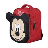 Disney By Kuber Kuber Industries Disney Mickey School Bag  Kids School Bags  Student Bookbag  School Bag for Girls & Boys  School Backpack for Kids  3 Compartments School Bag  Kaan Bag  Red