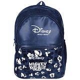 Disney By Kuber Kuber Industries Disney Mickey School Bag  Leather School Bags  Student Bookbag  School Bag for Girls & Boys  School Backpack for Kids  3 Compartments School Bag  Blue