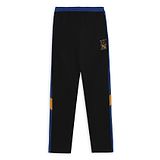 PUMA Brand Logo Printed Cotton Track Pant -  Black