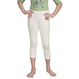 Tiny Girl Knitted Stone Embellished Leggings - Cream