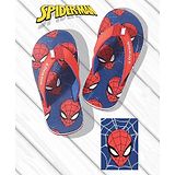 Pine Kids Marvel Slip On Flip Flops Spiderman Design - Blue & Red