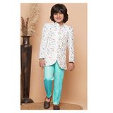 AJ Dezines Full Sleeves Sequin Embellished Kurta & Pant Set - Blue