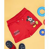 Pantaloons Baby Mickey & Friends Featuring Mickey Mouse Printed Shorts - Red