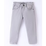 Ruff Denim Full Length Solid Jeans - Light Grey