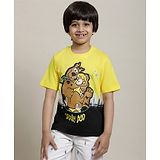 Kidsville Scooby Doo Featuring Half Sleeves Character  Printed Tee - Yellow & Black