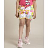 Kidsville Looney Tunes Featuring Tweety Printed Shorts - Blue White & Pink