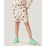 One Friday The Lion King Featuring Characters Printed Shorts - Off White