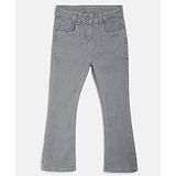 Tales & Stories Lycra Solid Jeans - Grey