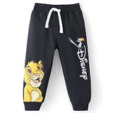 Babyhug Disney Cotton Looper Full Length Track Pants with The Lion King Graphics - Black